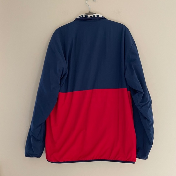 Chubbies Reversible Fleece Aztec Men Cabinecore 1/4 Zip Pullover Anorak Jacket - Picture 4 of 16